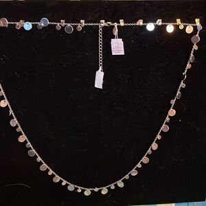 Lia Sophia Silver Circles Necklace